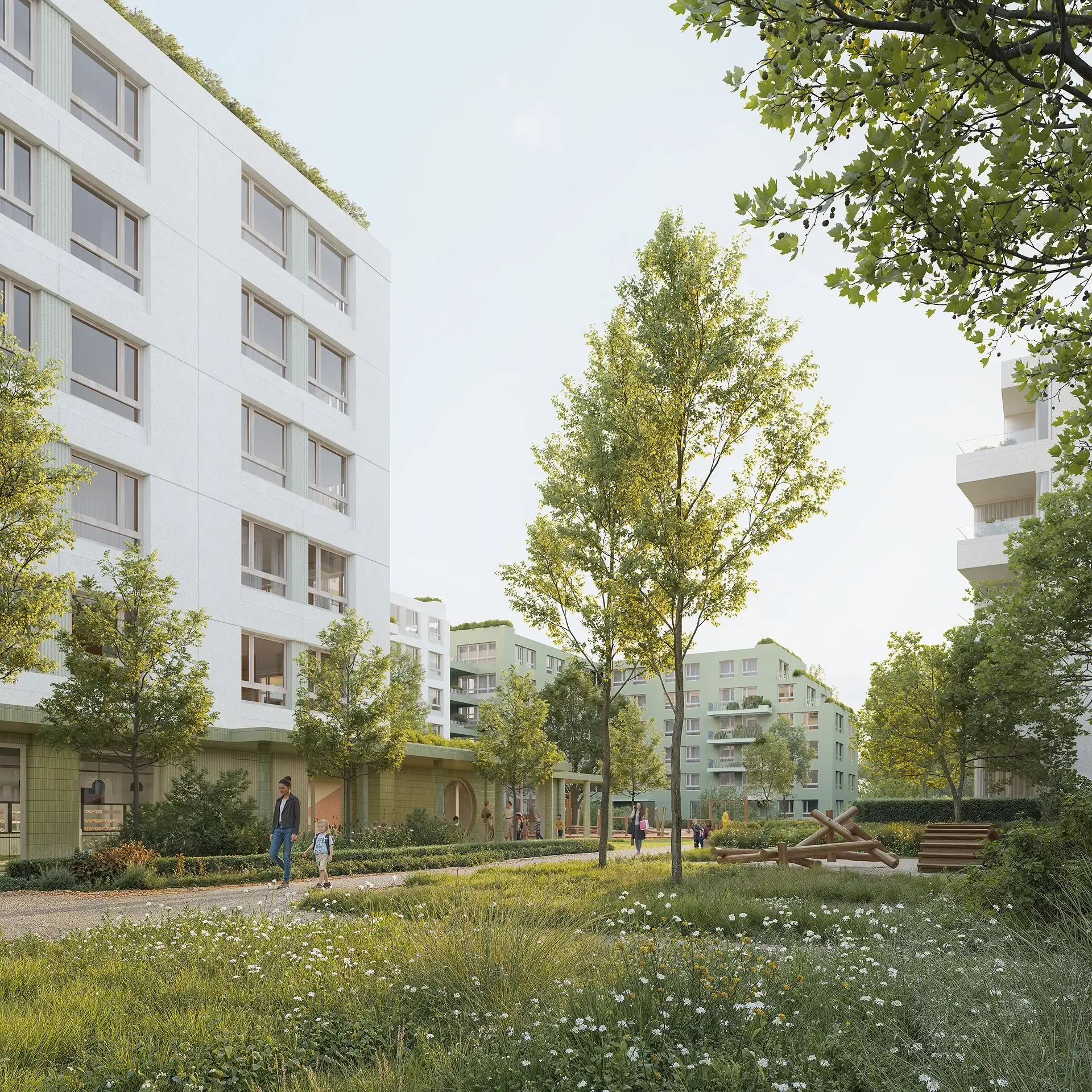 Budynek inwestycji Przasnyska 6B, Warszawa Zoliborz